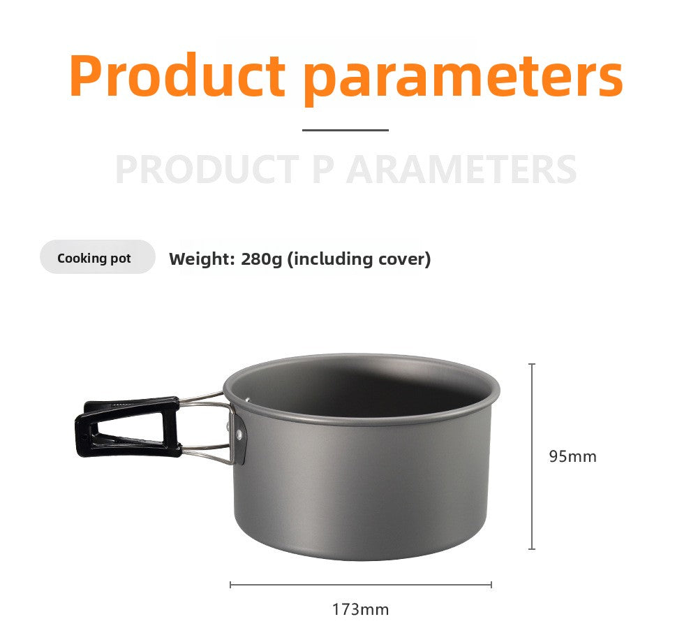 Aluminum Camping Cookware Set