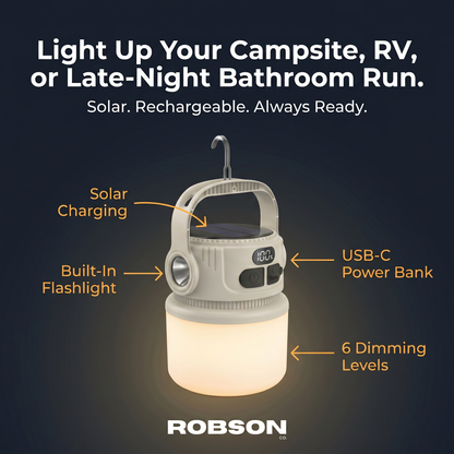 Solar Powered Camping Tent Light